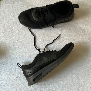 Black Nike Thea Running Shoes